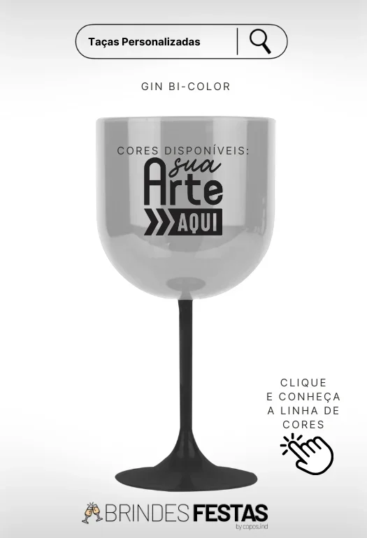 Ta&ccedil;a de Gin Bi-Color